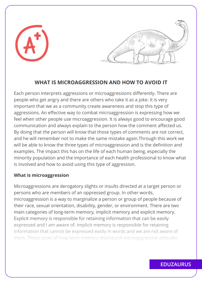 What Is Microaggression And How To Avoid It