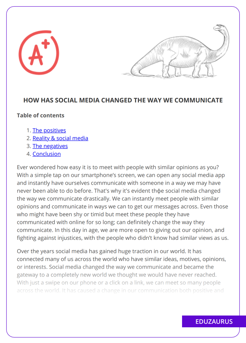 How Has Social Media Changed The Way We Communicate