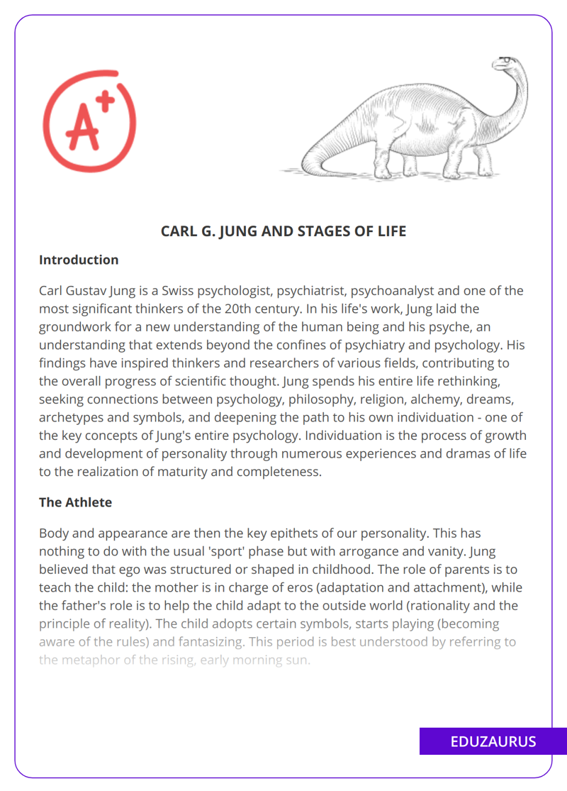 Carl G. Jung and Stages of Life