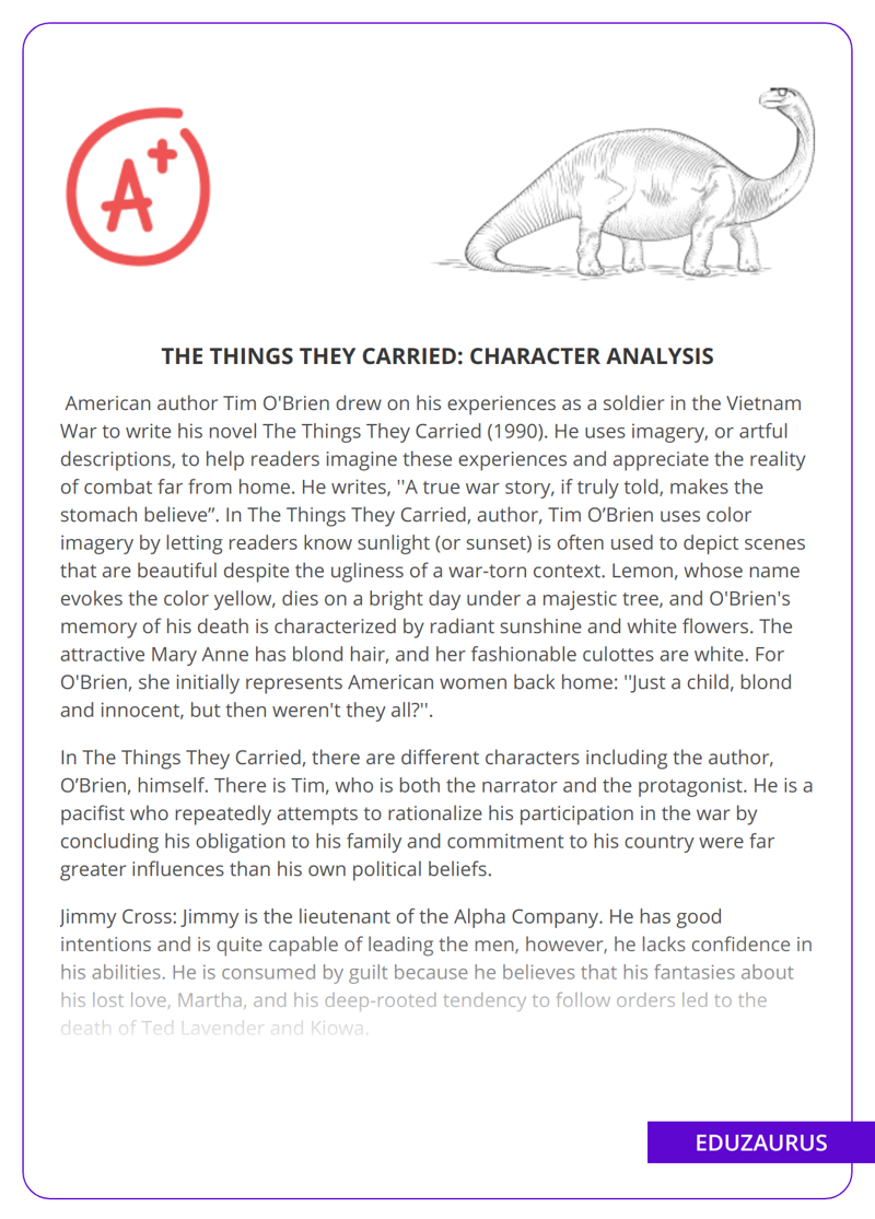 The Things They Carried: Character Analysis